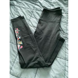 PINK Floral Leggings